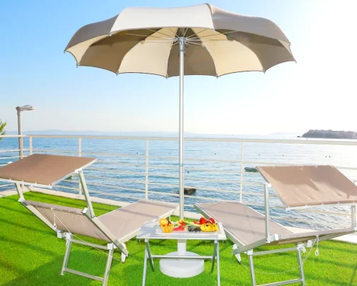Sunbed and Umbrella Sunbed and Umbrella